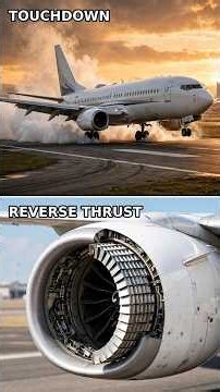 How Does a Huge Airplane Stop After Landing? ✈️