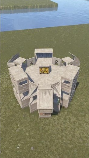 PRO EGG BASE | Duo/Trio | 4+ Walls to TC #rust #rustbase #rustbasedesign #rustbuilding #rustgame