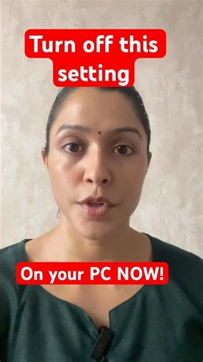 Turn off this setting on windows asap