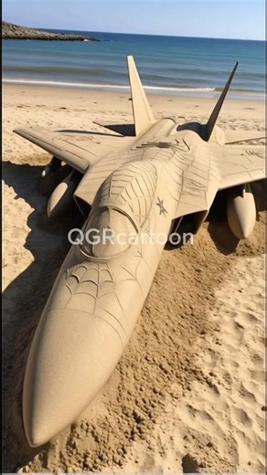 Spiderman vs Hulk Shaped Like sand giant fighter jet #marveltoys#hulk #spiderman #shorts