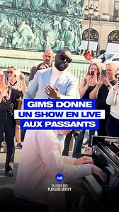 Gims offre un show aux passants accompagné d’un pianiste sur Ninao ! 🤩 Avec 16M d’auditeurs mensuels sur Spotify, Gims devient le chanteur le plus écouté … #gims #rapfr #rapfrancais #rapfrancaisbuzzz @gims | RAP Français BUZZZ