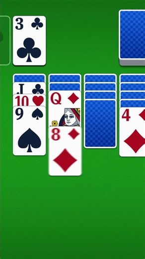 Classic Solitaire Never Gets Old 🃏💚 #Shorts