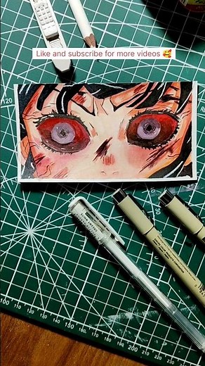 Kanao☠️ Tsuyuri's final form Vermilion Eye👀! in Demon Slayer #kimetsunoyaiba #anime #shorts