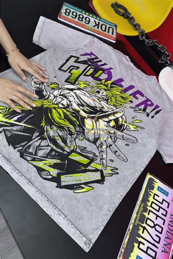 Vintage wash, heavy cotton, pure Saiyan energy—add Broly to your fit. #LegendarySaiyan #BrolyPower #DragonBallZ #DBZAnime #BrolyShirt