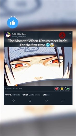 Naruto Meet Itachi 🤯 For The First Time 💥 ll #shorts #anime #naruto