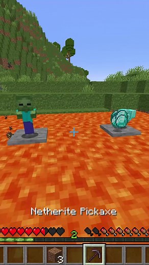 Rescuing Baby Zombie in Minecraft