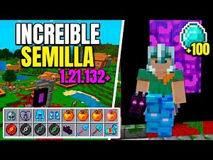 ✅ La MEJOR SEMILLA de MINECRAFT 1.21.132 BEDROCK para COMENZAR