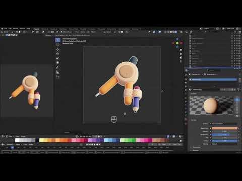 compass - Blender 4.2 3D Modeling Tutorial