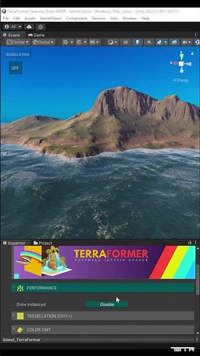Take your terrain to the next level with TerraFormer`s high-end features. Instance Drawing #shorts