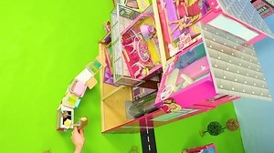 2.5K views · 61 reactions | Barbie Dolls- Toy Dollhouse Dreamhouse w- Kitchen, Bathroom & Bedroom Room Doll Play for Kids. | Boram Tube TV | Facebook
