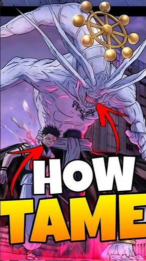 HOW SUKUNA TAME MAHORAGA #jujutsukaisen #jjk #gojo #sukuna #crunchyroll #anime