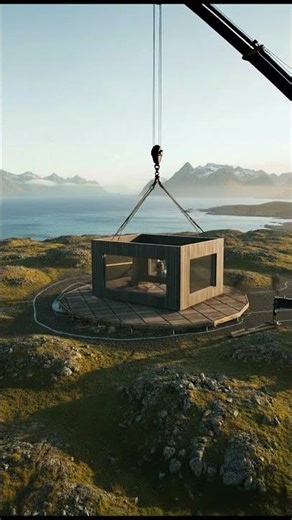 Construction : The Scandinavian Prefab Cabin (Lofoten, Norway)
