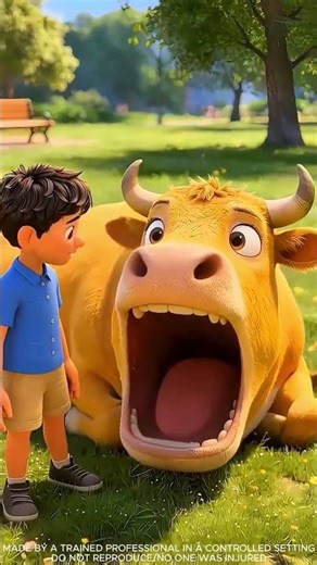 巨大な牛の口の入り口が明らかに #surprising #shorts