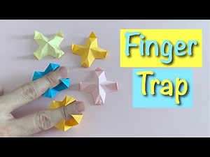 ORIGAMI FINGER TRAP | PAPER TOY