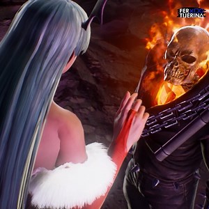 Ghost Rider se enfrenta a Morrigan en Marvel vs Capcom Infinite 🎮🔥 | El Gato Gamer