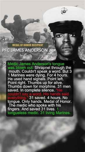 1 Tongue Ripped Out Medic Saved 31 Men Using Only