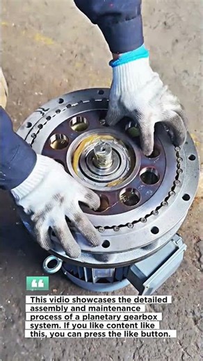 Planetary Gearbox Assembly Process