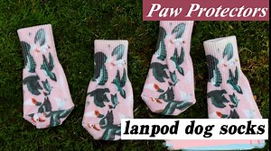 Double Side Anti-Slip Dog Socks - Strong Grips Traction Control for Indoor on Hardwood Floor Wear, Best Paw Protector for Puppy Small Medium Large Dogs