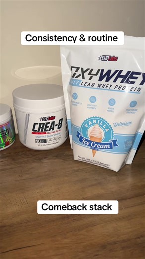 Oxy Whey and Creatine Comeback Stack for Gym Goals