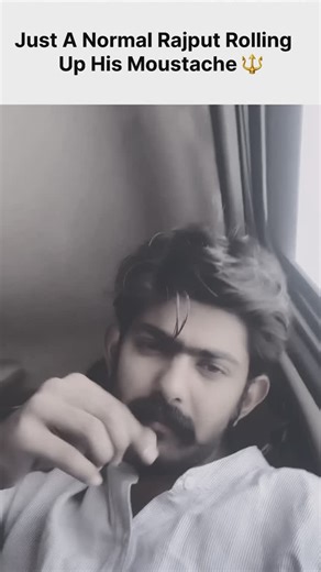 Karan Singh Rathore on Instagram: "“Just a normal Rajput rolling up his moustache like a king 👑 . #RajputPride #MoustacheGoals #RoyalVibes #DesiSwagger #RajputanaStyle #MoustacheGameStrong #HeritageAndPride #KinglyMoves”"