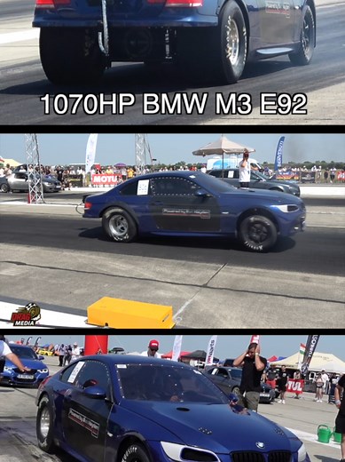 BMW M3 E92 with 1070hp M50 Engine: Record Run