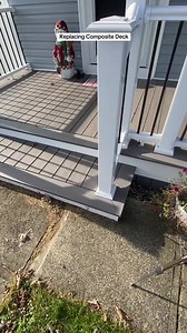 Replacing a piece of new composite decking #fyp #downesconstruction #diy #construction #constructiontok #repair #compositedecking #timbertech #trending #viral #howto #stepbystep #fyp? #foryoupage #bluecollar | Lucien Duncan | Facebook