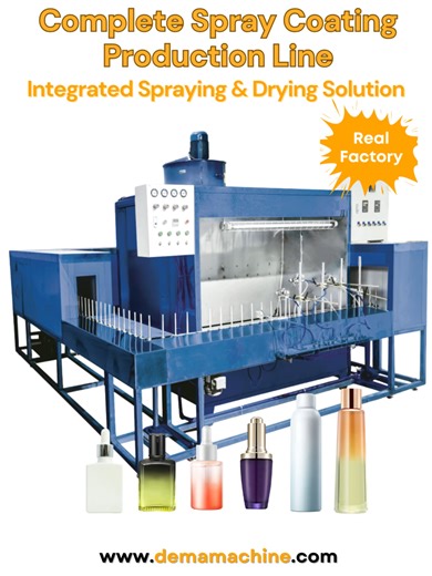 ✨ Watch DEMA Complete Spray Coating Production Line in action! ✅ Integrated spraying & drying solution ✅ Smooth, high-quality finish for bottles/cups ✅ Ideal for turnkey industrial coating projects 📩 Contact NOW for Custom Solutions: 📞 WhatsApp: 86 15013176839 🌐 www.demamachine.com ✉️ demamachineofficial@gmail.com #demasha #spraypaint #coatingmachine #bottledecoration#spraycoating #coating #perfumes #glassbottle #cosmetics #perfumebottles #cosmeticpackaging #foryoupage #perfumepackaging#facto