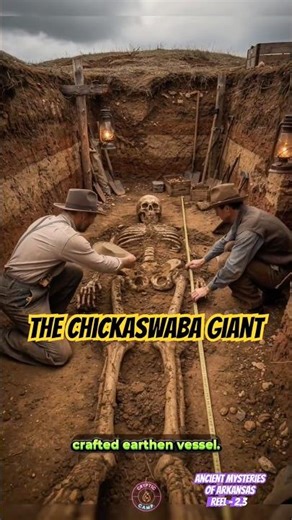 Ancient mysteries of Arkansas. The Chickaswaba Mound Giant. #ancientcivilizations #nephilim