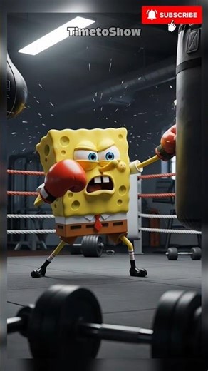 Spongebob 🥊 #shortvideo #spongebob #boxing