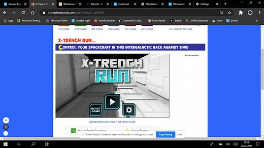 ep 1 x trench run maths playground