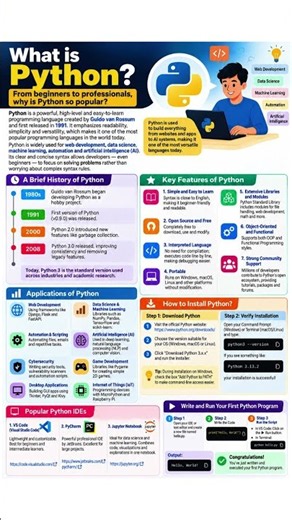 🐍 What is Python? A Beginner’s Guide to One of the Most Popular Programming Languages! 💻
