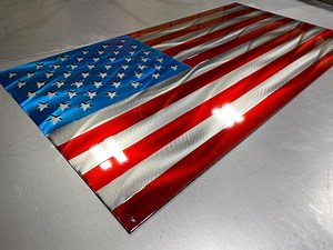 American Flag, Metal Flag, Steel Flag, America Flag, Patriotic Metal Decor, 4th of July, USA Flag - Etsy