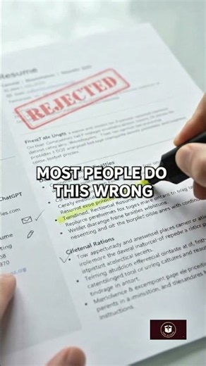 the exact chatgpt prompt that fixes your resume before you apply : #JobSearch #ResumeTips #AItools