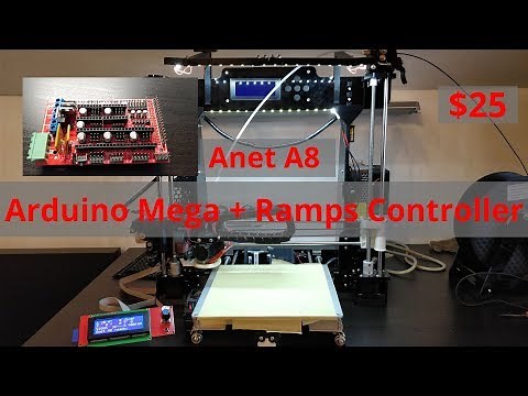 Anet A8 Controller Upgrade (Arduino Mega + Ramps)