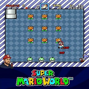 Super Mario World (SNES) 3x3 Bonus Room #06 #SuperMarioWorld #SuperNintendo #snes