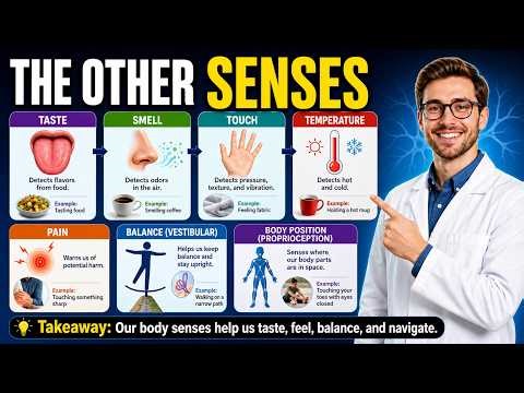 Beyond the 5 Senses: Taste, Smell, Touch & Balance Explained!