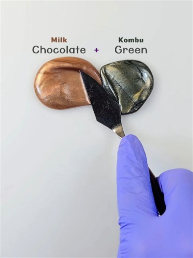 Mini Art Zone on Instagram: "How to make Olive Drab Camouflage Slime Color Mixing 😍🎨 #colormixing #paintmixing #painting #satisfying"