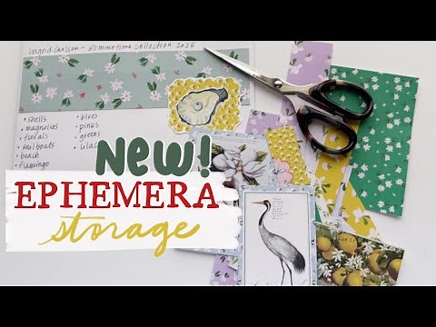 🤩 Turn Old 12×12 Pads into Ephemera Storage!