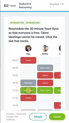 The new SHL test for the 2026 EU internal competitions — try the exact format