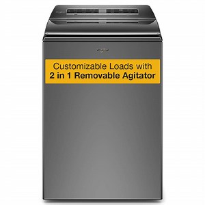 Reviews for Whirlpool 5.2 cu. ft. Smart Top Load Washer in Chrome Shadow | Pg 1 - The Home Depot