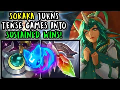 SORAKA Turns Tense Games into Sustained Wins! | Master Support | Patch 26.07