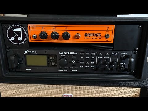 Orange pedal baby Axe FX2 Metal