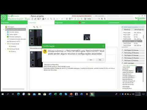 Como Criar um Programa Ladder para Partida Direta de Motor no EcoStruxure Machine Expert Basic?