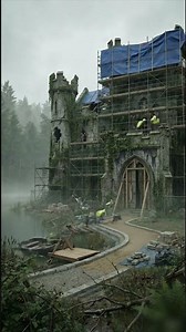 Abandoned Medieval Castle Restoration #diy #restoration #renovation #construction