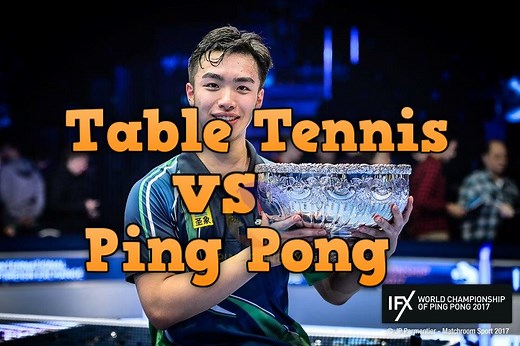 Table Tennis vs Ping Pong - Same or Different Sport? - PingSunday