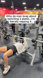 71K views · 649 reactions | What? Like it's hard? #lifting #girlsthatlift #benchpress #gym | Crunch Fitness | Facebook
