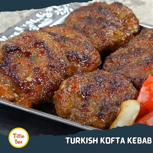 Juicy, smoky, and packed with Mediterranean flavors — this Turkish Kofta Kebab is a must-try! 🥙🔥 Perfect with flatbread, salad, or a drizzle of yogurt sauce for a full meal experience. #tiffinbox #kidstiffinbox #recipes #banglarecipes #quickrecipes #easyrecipes #snacks #snacksrecipes #kebabrecipes #koftakebab #turkishkebab #turkishkofta #meatkebab #grilledkebab #homemadekebab #iftarrecipes #ramadanrecipes #bangladeshistreetfood #comfortfood #iftarsnack #ukfoodie #usfoodblogger #canadafoodie #a