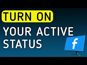 How To Turn On Your Active Status On Facebook On PC (New Update)