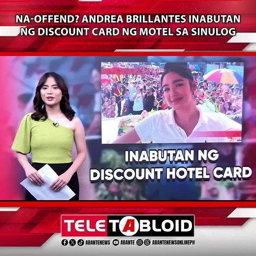 Kakaibang Reaksyon ni Andrea Brillantes sa Motel Card