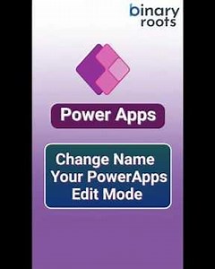 How to Change a Power App Name in Edit Mode #powerapps #microsoft365